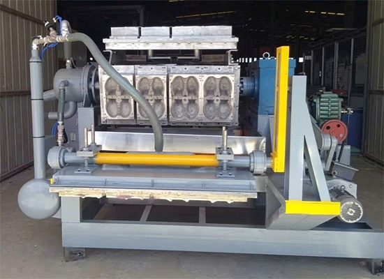 Molded pulp forming equipment for paper shoe tree production